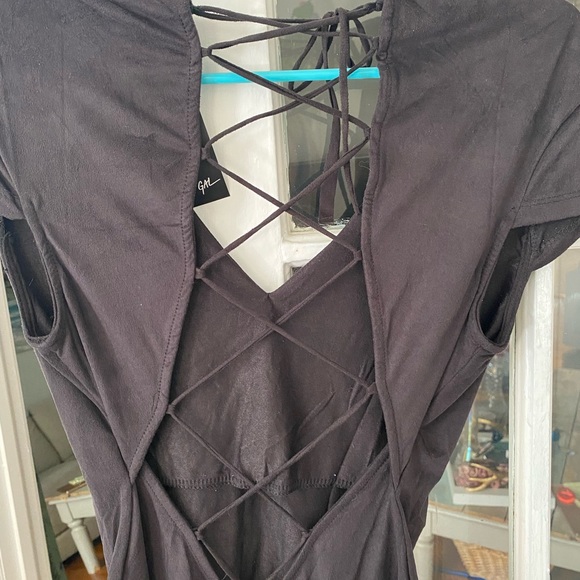 NWT Nasty Gal Sexy Lace Up Back Bodysuit - Picture 3 of 4